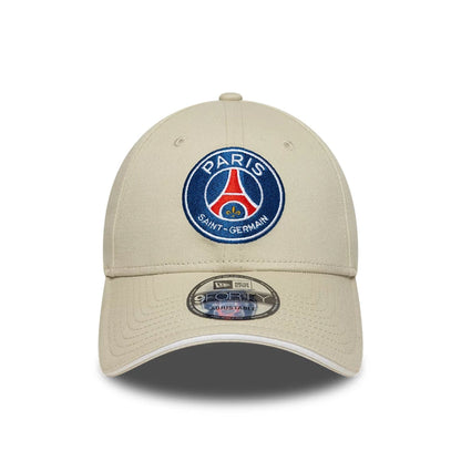 Pictured is this Core Paris Saint Germain 9FORTY cap in light beige. 2