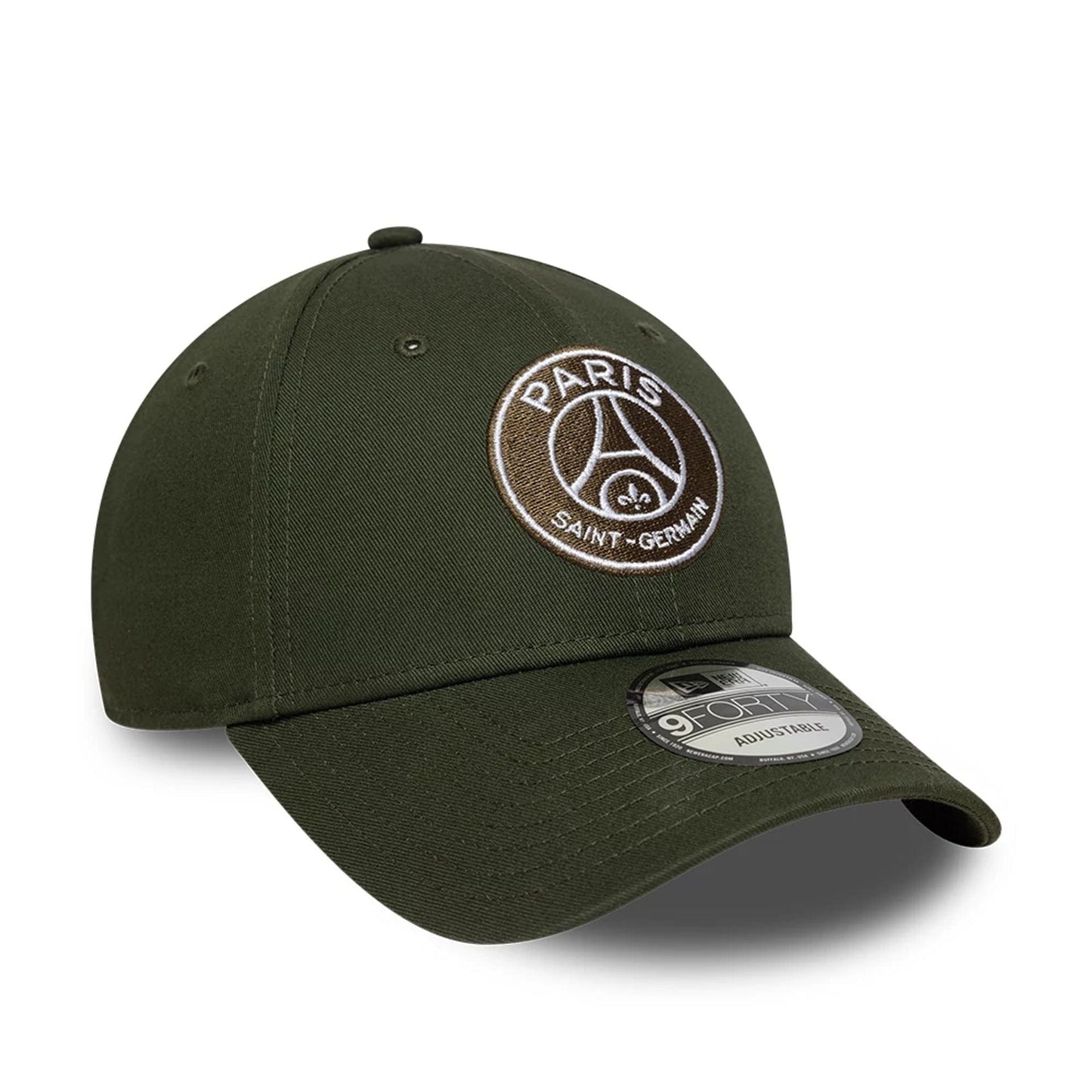 Pictured is this Paris Saint Germain 9FORTY cap in dark green. 3
