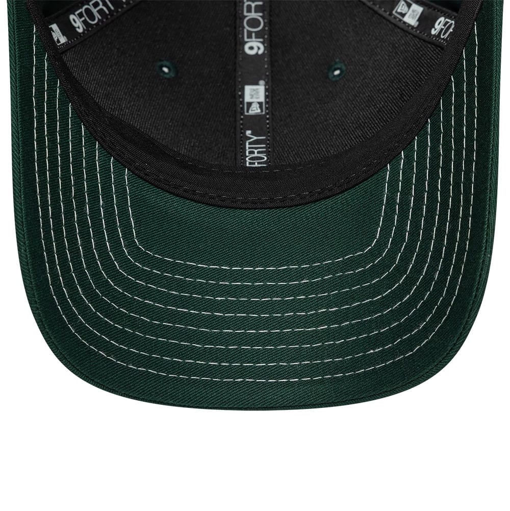 Pictured is this Pop Stitch Paris Saint Germain 9FORTY M-Crown cap in dark green. 5