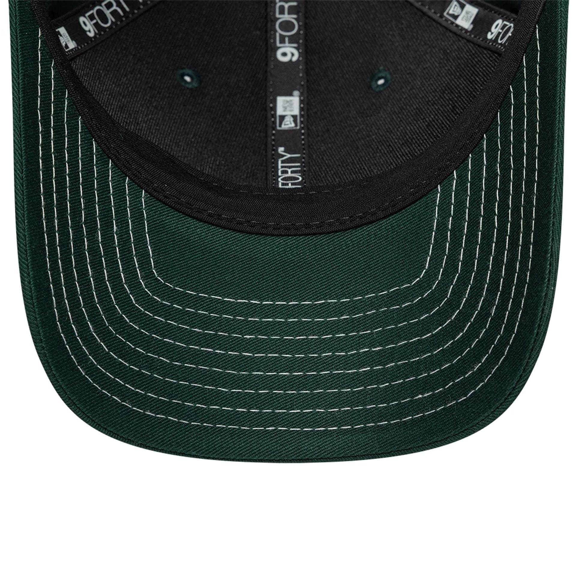 Pictured is this Pop Stitch Paris Saint Germain 9FORTY M-Crown cap in dark green. 5