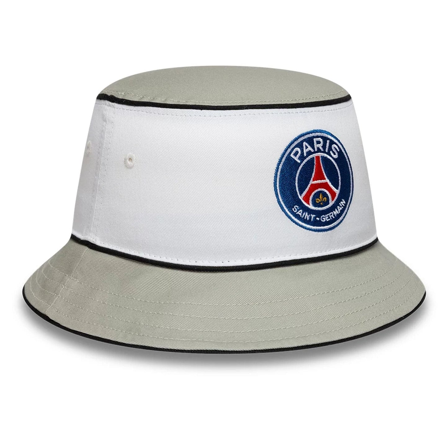 Pictured is this Retro Paris Saint Germain Bucket hat in grey. 3