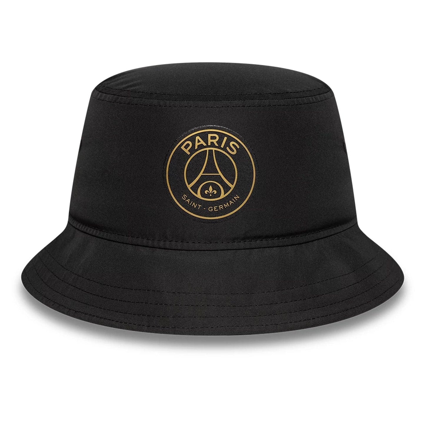 Pictured is this Black Gold Paris Saint Germain Bucket hat in black. 2