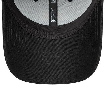 This is a FC Barcelona Core Black 9FORTY Adjustable Cap 5