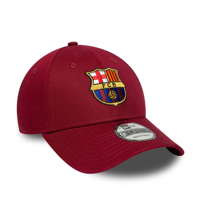 This is a FC Barcelona Core Dark Red 9FORTY Adjustable Cap 3