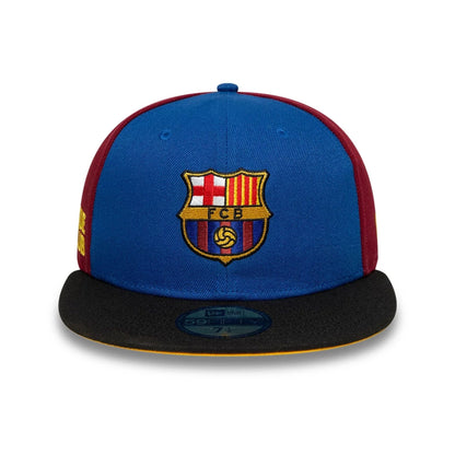 This is a FC Barcelona Mes Que Un Dark Red 59FIFTY Fitted Cap 3