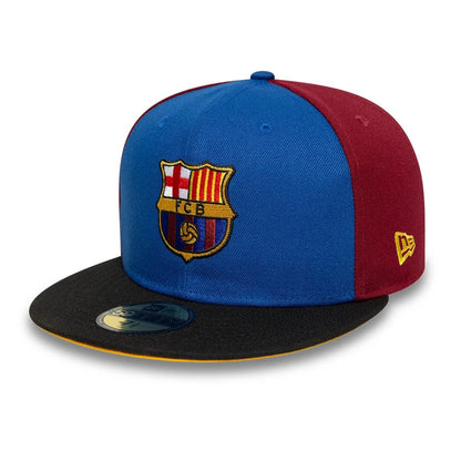 This is a FC Barcelona Mes Que Un Dark Red 59FIFTY Fitted Cap 6