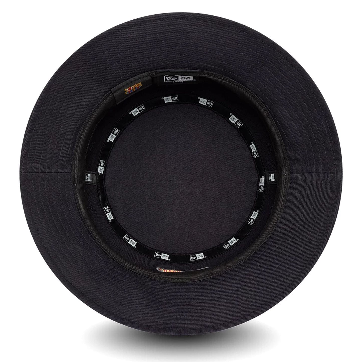 This is a FC Barcelona Core Navy Bucket Hat 5