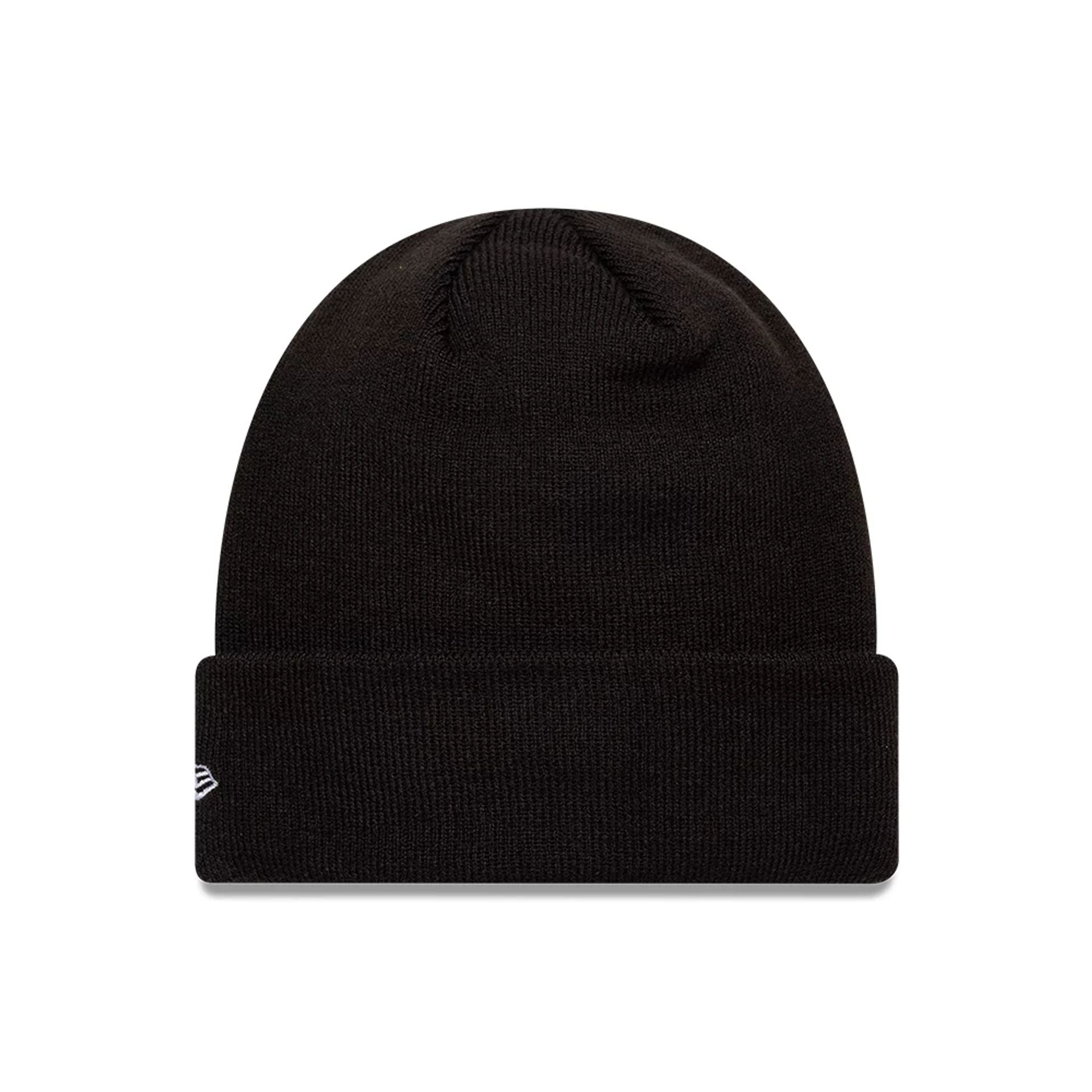 This is a FC Barcelona Core Black Cuff knit Beanie Hat 2