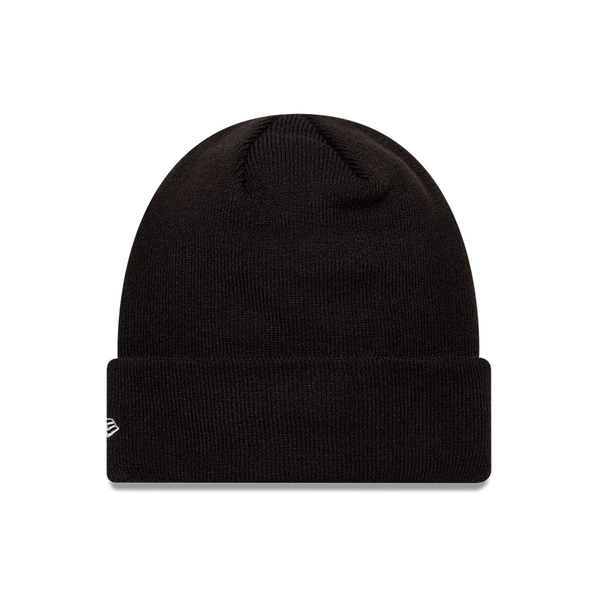This is a FC Barcelona Core Black Cuff knit Beanie Hat 2