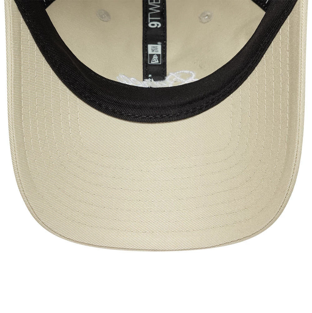 This is a FC Barcelona Womens Wordmark Light Beige 9TWENTY Adjustable Cap 5