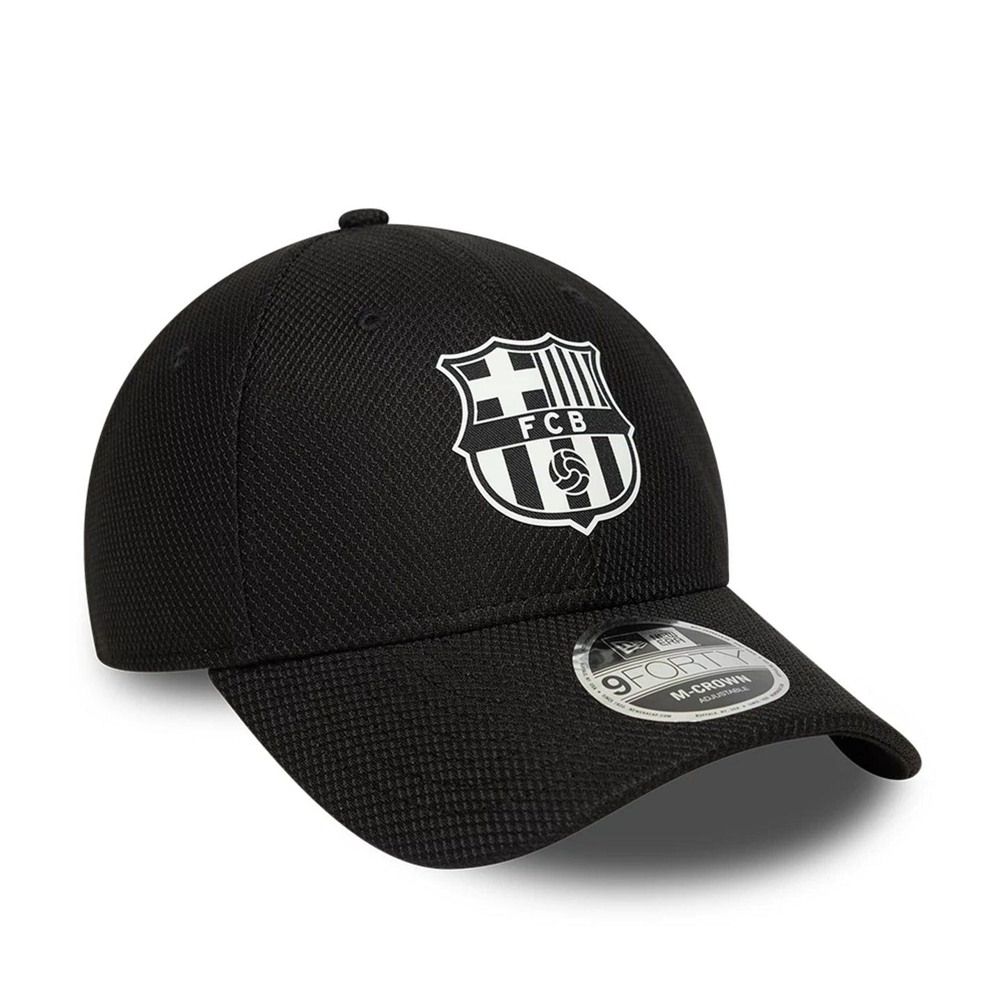 This is a FC Barcelona Diamond Era Black 9FORTY M-Crown Adjustable Cap 3