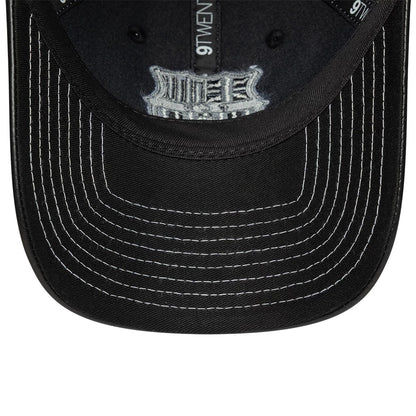 This is a FC Barcelona Womens PU Black 9TWENTY Adjustable Cap 5