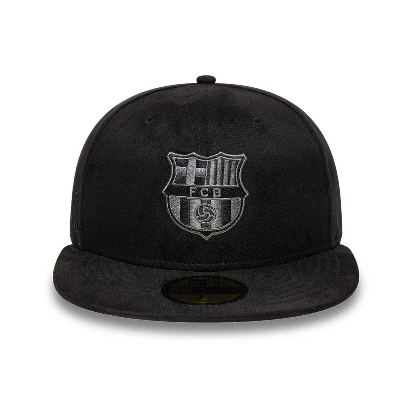 This is a FC Barcelona Mes Que Un Black 59FIFTY Fitted Cap 2