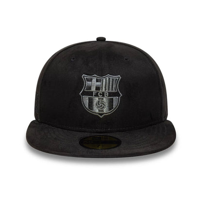 This is a FC Barcelona Mes Que Un Black 59FIFTY Fitted Cap 2