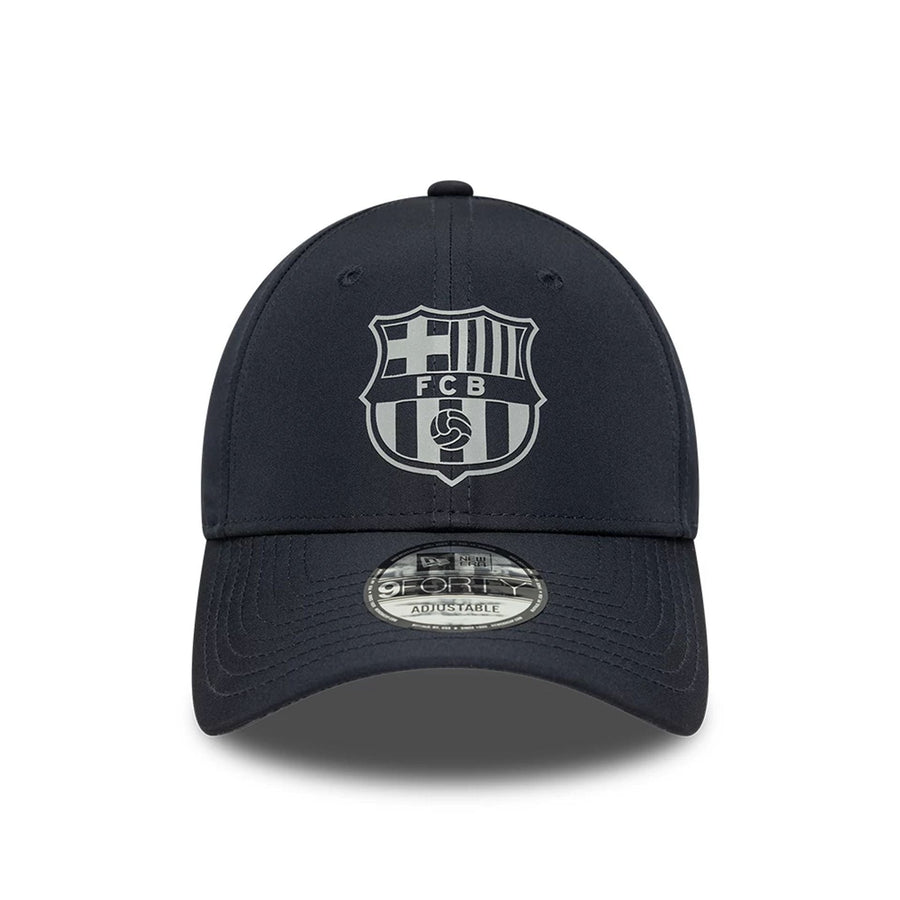 This is a FC Barcelona Reflective Navy 9FORTY Adjustable Cap 2