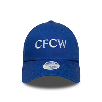 Pictured is this Womens Core Chelsea FC 9FORTY cap in blue. 2