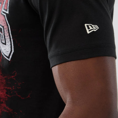 The model is wearing this NBA Hardwood Classic Houston Rockets T-Shirt in black. 5