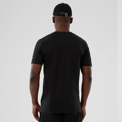 The model is wearing this NBA Hardwood Classic Houston Rockets T-Shirt in black. 2