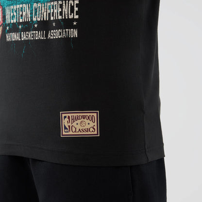 The model is wearing this NBA Hardwood Classic Vancouver Grizzlies T-Shirt in black. 5
