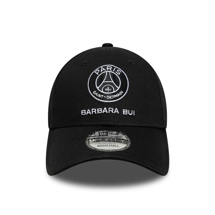 This is a Barbara Bui x Paris Saint Germain Black 9FORTY Adjustable Cap 3