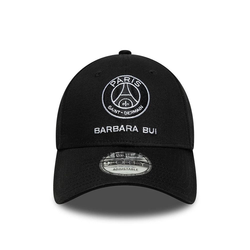 This is a Barbara Bui x Paris Saint-Germain Black 9FORTY Adjustable Cap 3
