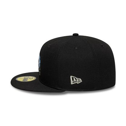 Pictured is this MLB Snow Icon LA Dodgers 59FIFTY Fitted cap in black. 6