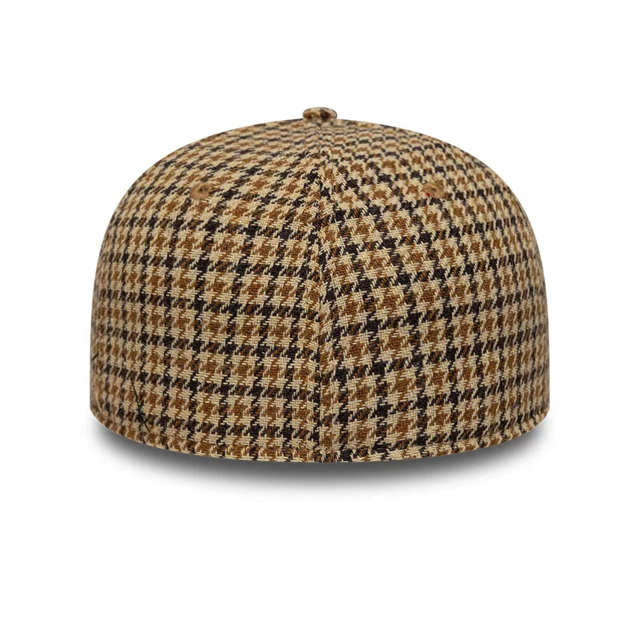 Pictured is this New Era Houndstooth Low Profile 59FIFTY Fitted cap in dark brown. 6