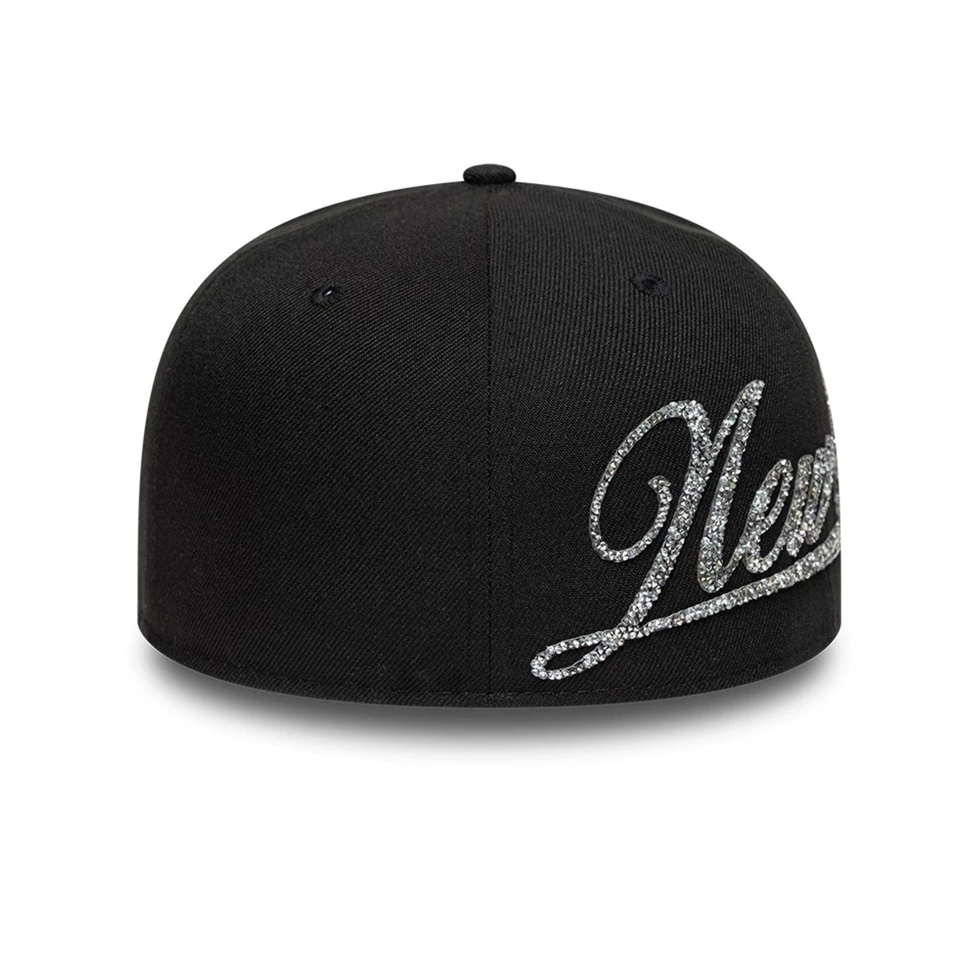 Pictured is this New Era Script 59FIFTY Fitted cap in black. 5