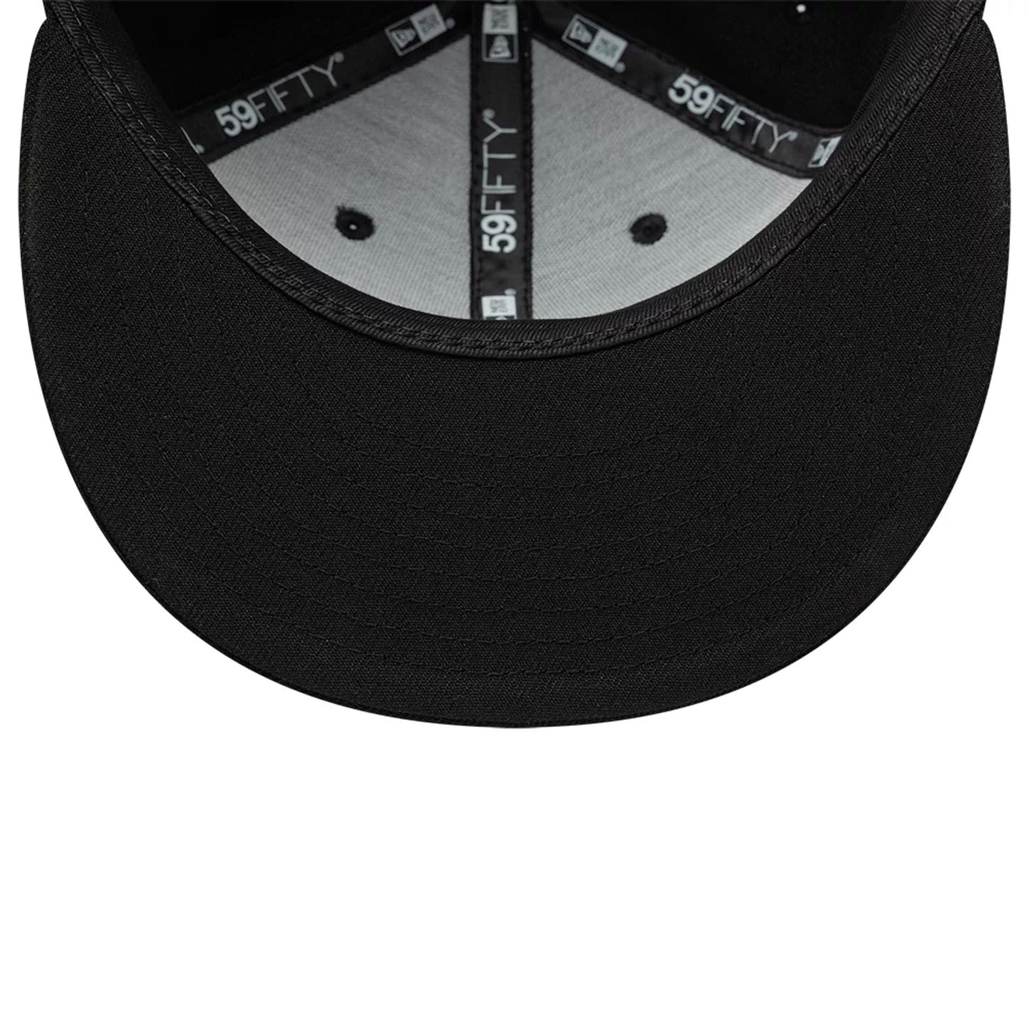 Pictured is this New Era Script 59FIFTY Fitted cap in black. 7