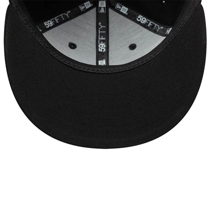 Pictured is this New Era Script 59FIFTY Fitted cap in black. 7
