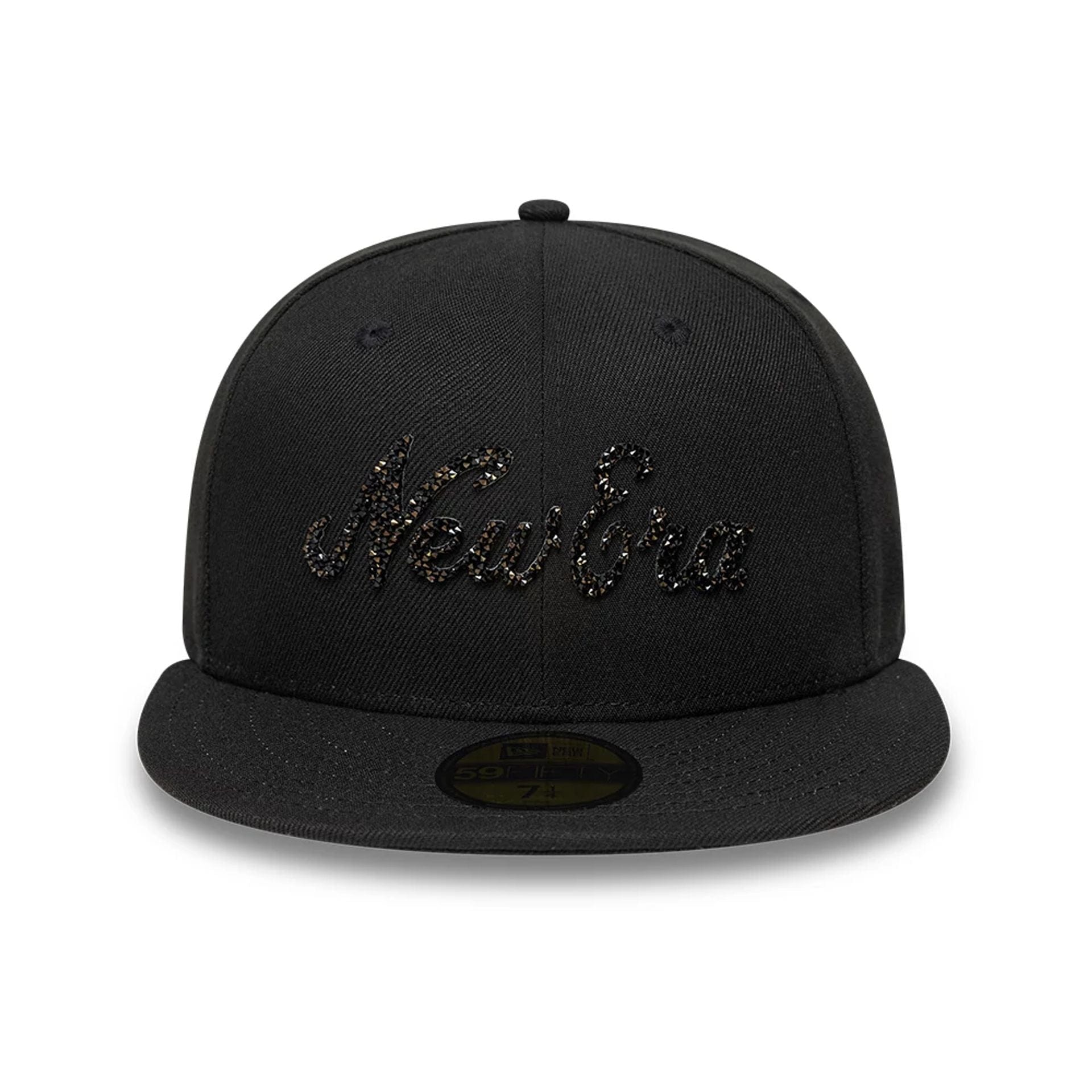 Pictured is this New Era Gem 59FIFTY Fitted cap in black. 2