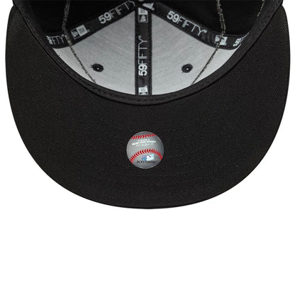 Pictured is this MLB Beaded Wings Chicago White Sox 59FIFTY Fitted cap in black. 7