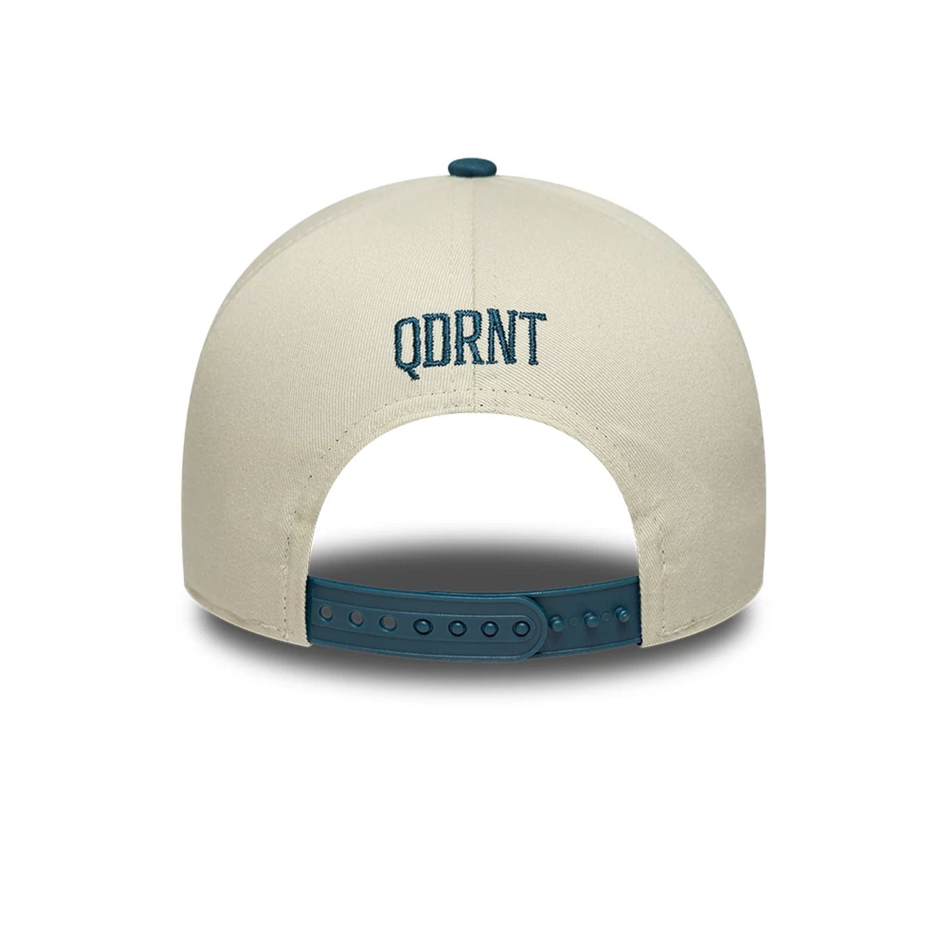 Pictured is this 9FORTY A-Frame Trucker Quadrant X New Era Crema 4