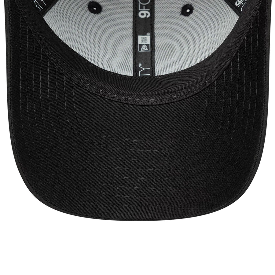 This is a FC Barcelona Youth Black Gold Black 9FORTY Adjustable Cap 5