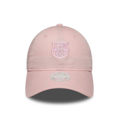 This is a FC Barcelona Womens Tonal Pastel Pink 9TWENTY Adjustable Cap 2
