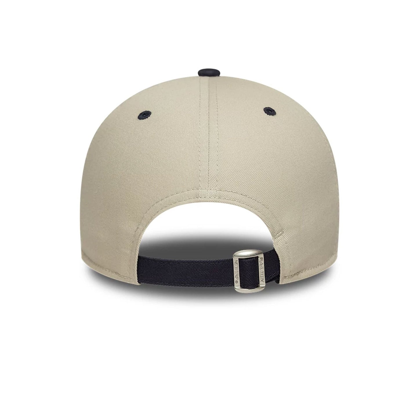 This is a FC Barcelona Contrast Light Beige 9FORTY Adjustable Cap 4