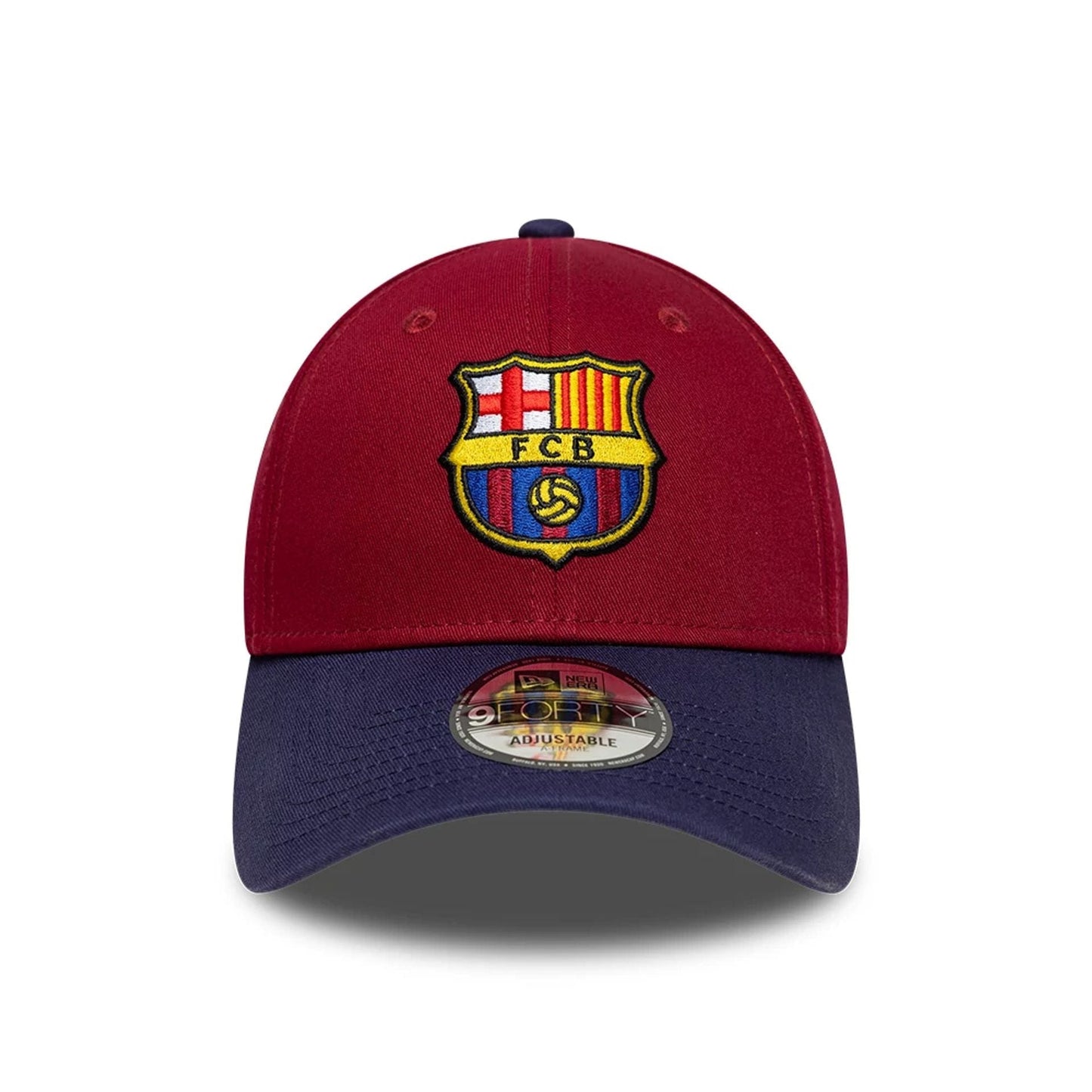 This is a FC Barcelona Contrast Dark Red 9FORTY Adjustable Cap 2