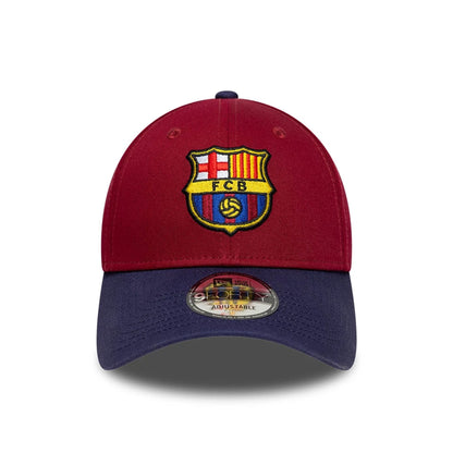 This is a FC Barcelona Contrast Dark Red 9FORTY Adjustable Cap 2