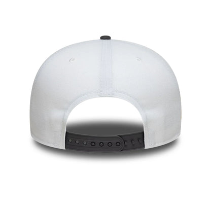 Pictured is this Oklahoma City Thunder NBA Ring Ceremony White 9FIFTY Snapback Adjustable cap. 7