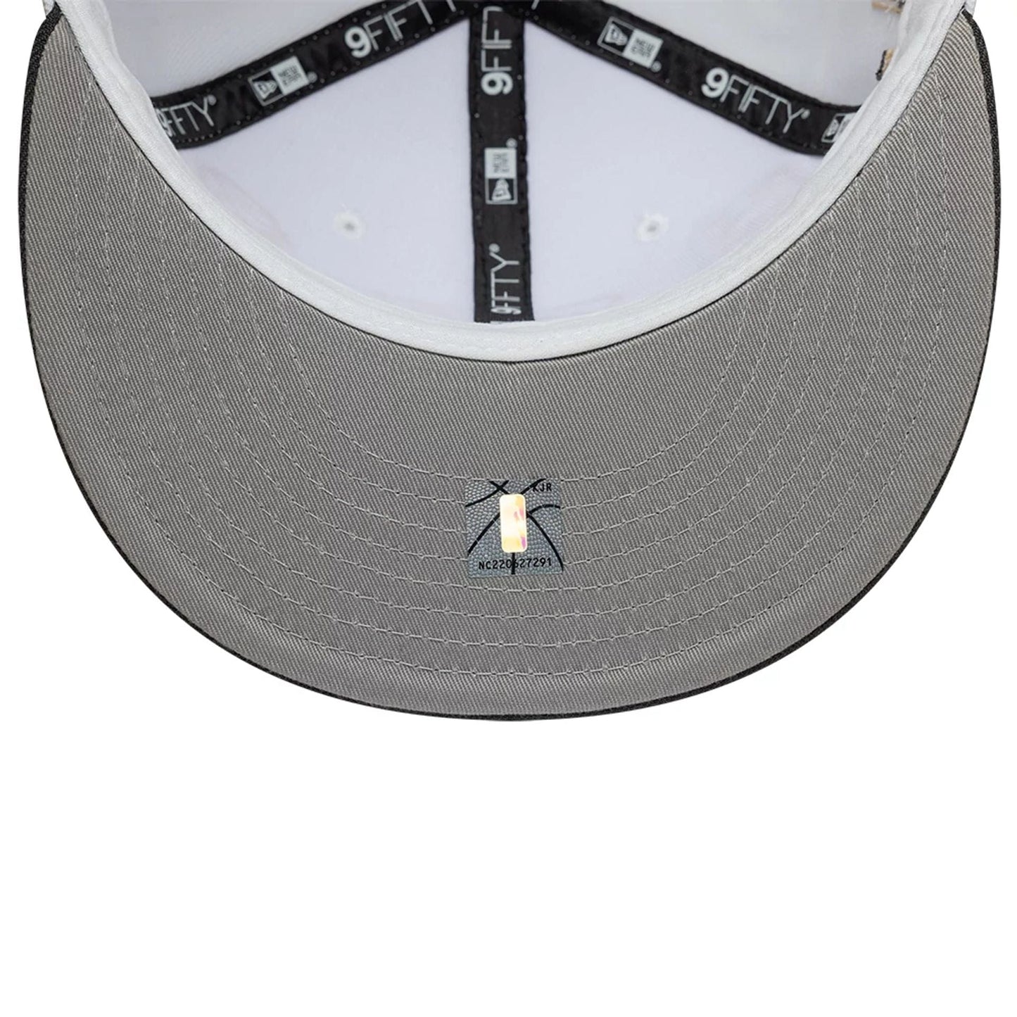 Pictured is this Oklahoma City Thunder NBA Ring Ceremony White 9FIFTY Snapback Adjustable cap. 2