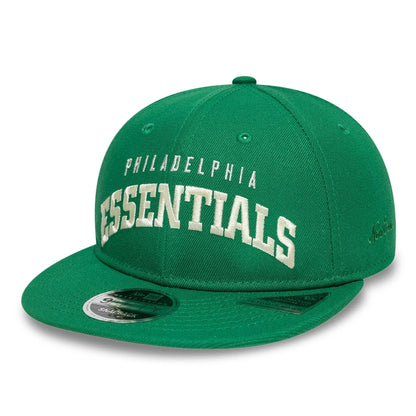 This is a Philadelphia Eagles Fear Of God x NFL Green Retro Crown 9FIFTY Adjustable Cap 1