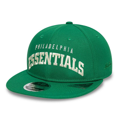 This is a Philadelphia Eagles Fear Of God x NFL Green Retro Crown 9FIFTY Adjustable Cap 1