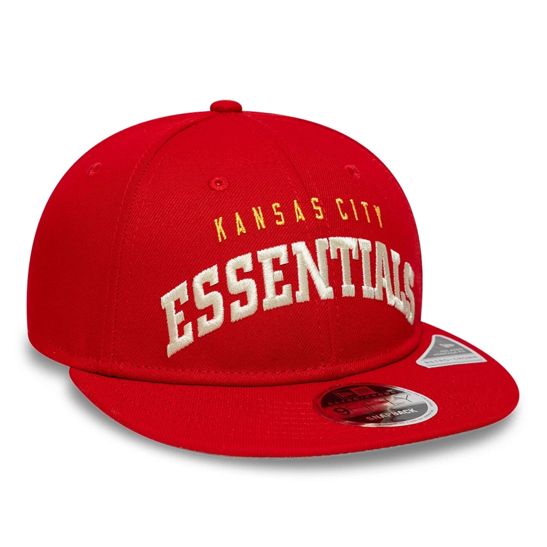 This is a Kansas City Chiefs Fear Of God x NFL Red Retro Crown 9FIFTY Adjustable Cap 5