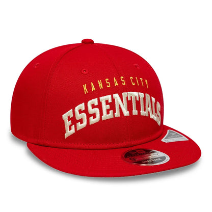 This is a Kansas City Chiefs Fear Of God x NFL Red Retro Crown 9FIFTY Adjustable Cap 5