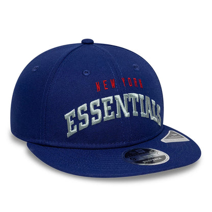 This is a New York Giants Fear Of God x NFL Dark Blue Retro Crown 9FIFTY Adjustable Cap 5