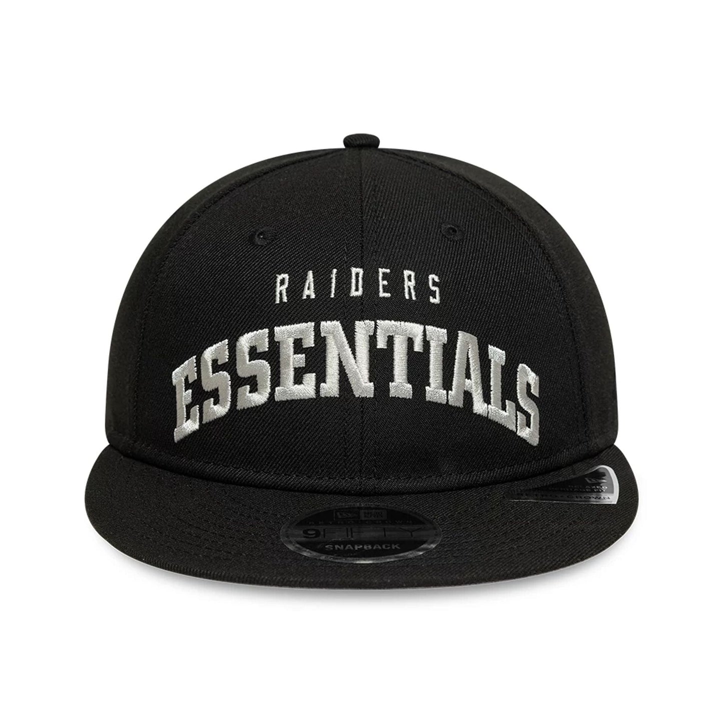 This is a Las Vegas Raiders Fear Of God x NFL Black Retro Crown 9FIFTY Adjustable Cap 4