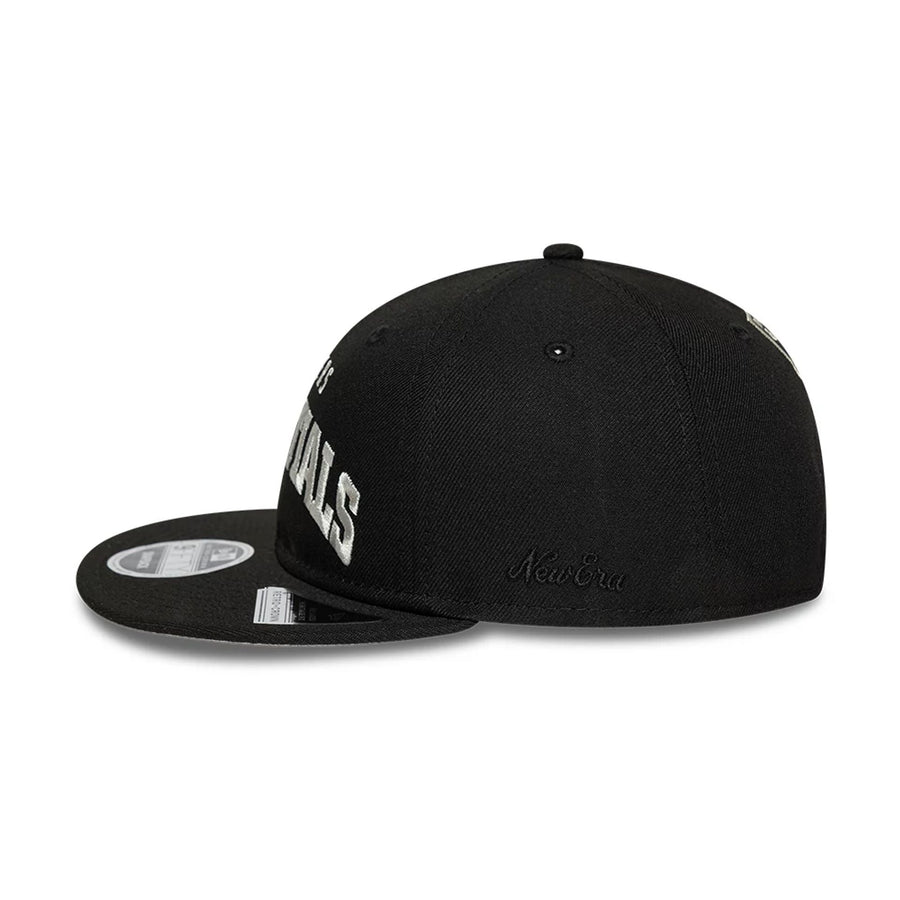 This is a Las Vegas Raiders Fear Of God x NFL Black Retro Crown 9FIFTY Adjustable Cap 6