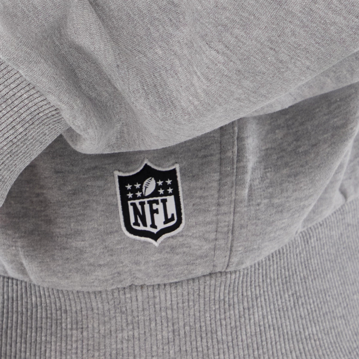 The Male model is wearing Minnesota Vikings NFL International Series Games 2025 Grey Premium Pullover Hoodie 6