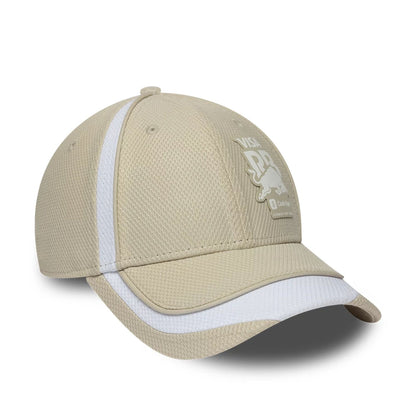 Pictured is this Visa Cash App Racing Bulls F1 Race Special 9FORTY Adjustable cap in light beige. 3