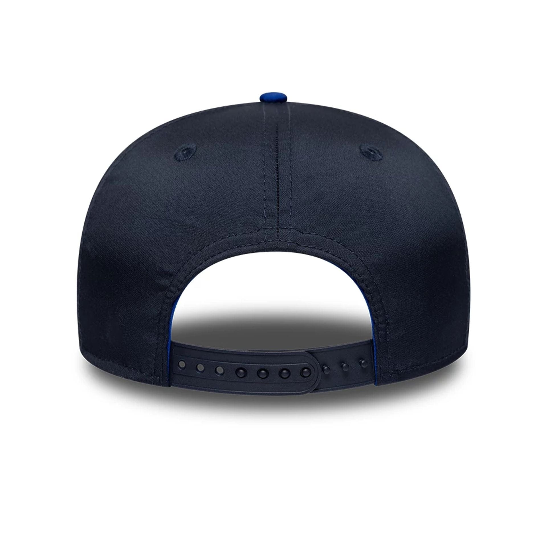 Pictured is this Youth Replica Max Verstappen Red Bull Racing 9SEVENTY Stretch Snap Adjustable cap in dark blue. 4